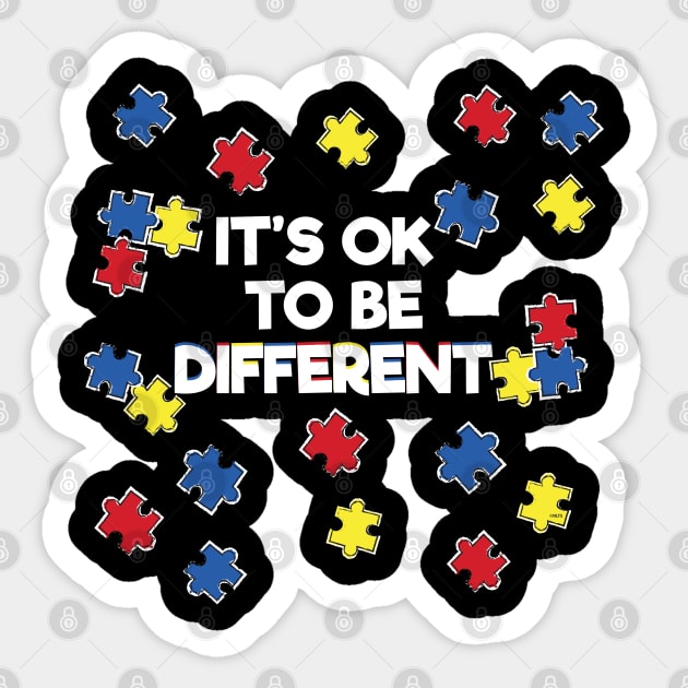 Autism Awareness Design Gift for Autistic Kids Awareness print Sticker by creative